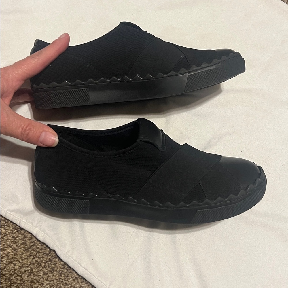 Sesto Meucci black street sneakers. Worn once - Picture 4 of 9